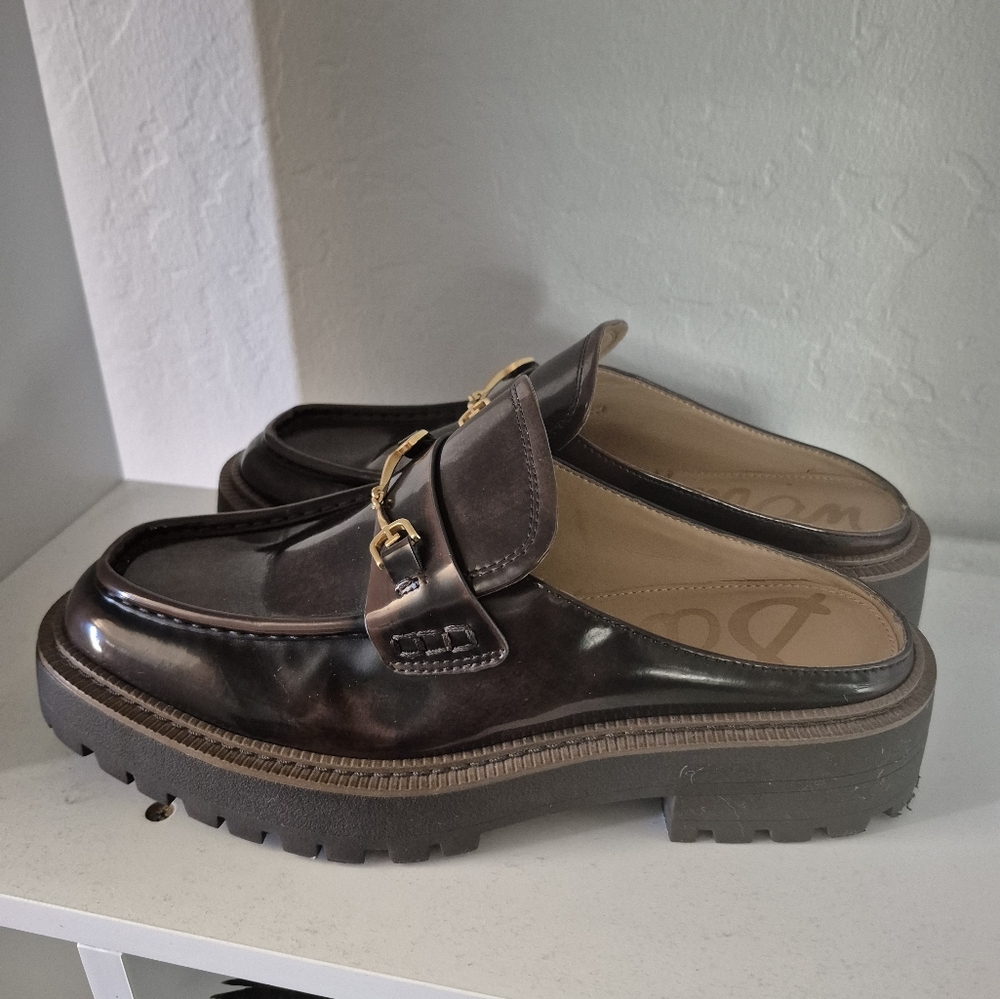 Sam Edelman Brown Leather Loafers